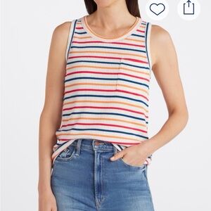 Staccato Multicolor Striped Tank Top